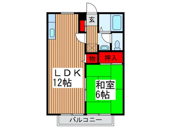 ア－バニティ－テラスの物件間取画像